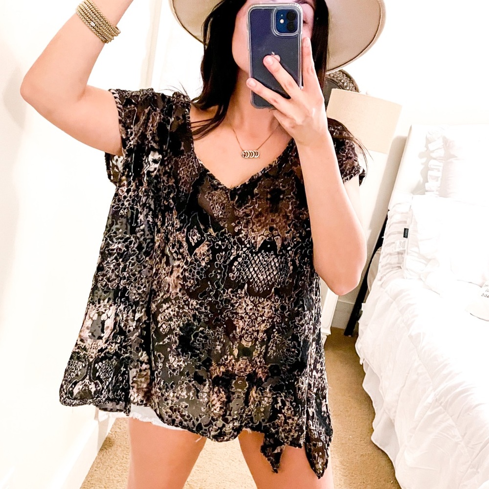 Show Me Your Mumu Snakeskin Top